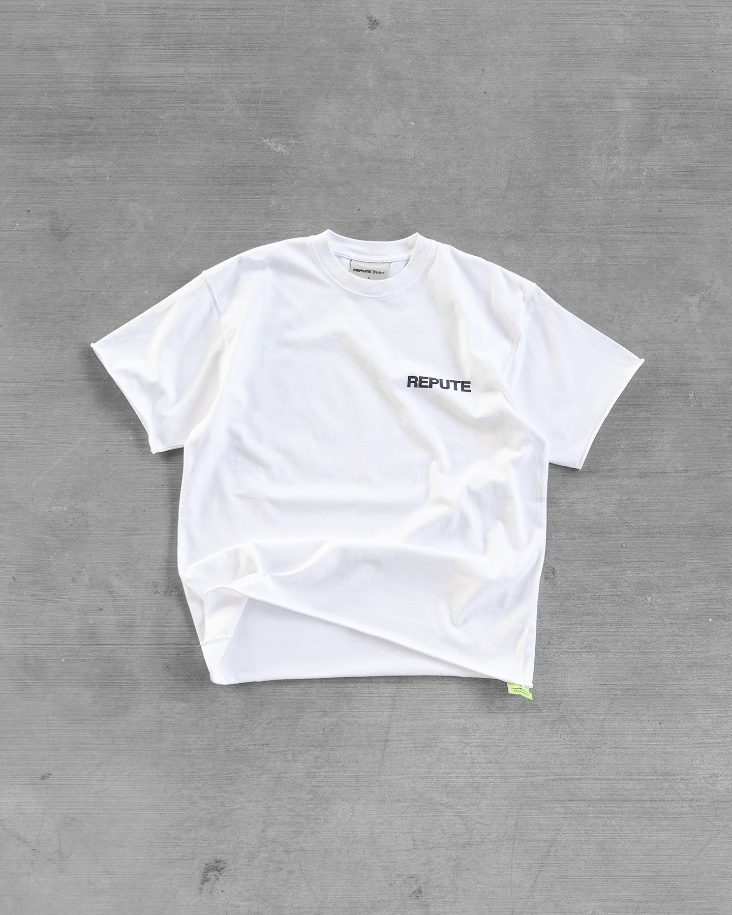 REPUTE WHITE BASIC TEE