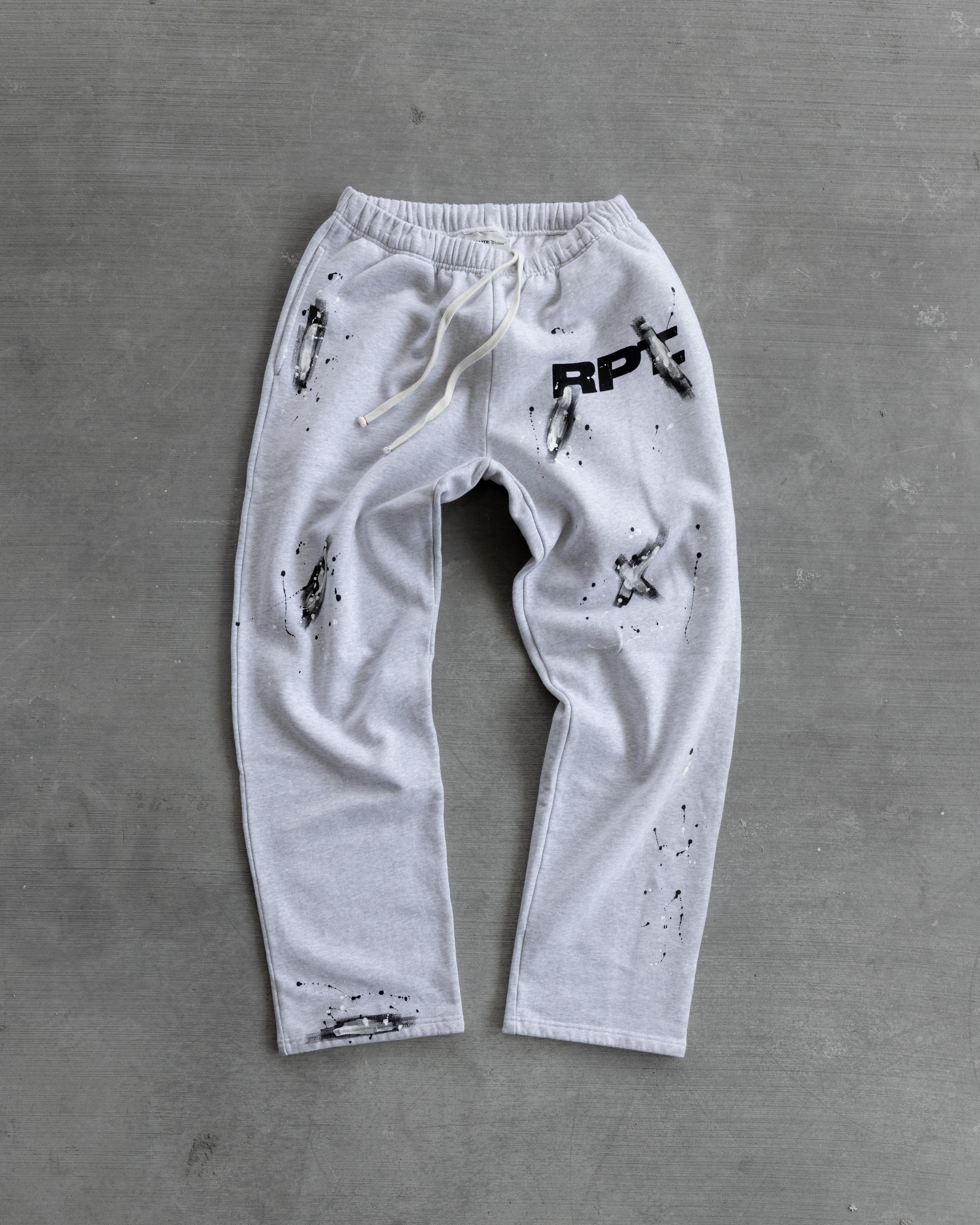 Sweatpants Melange Small Print Painted