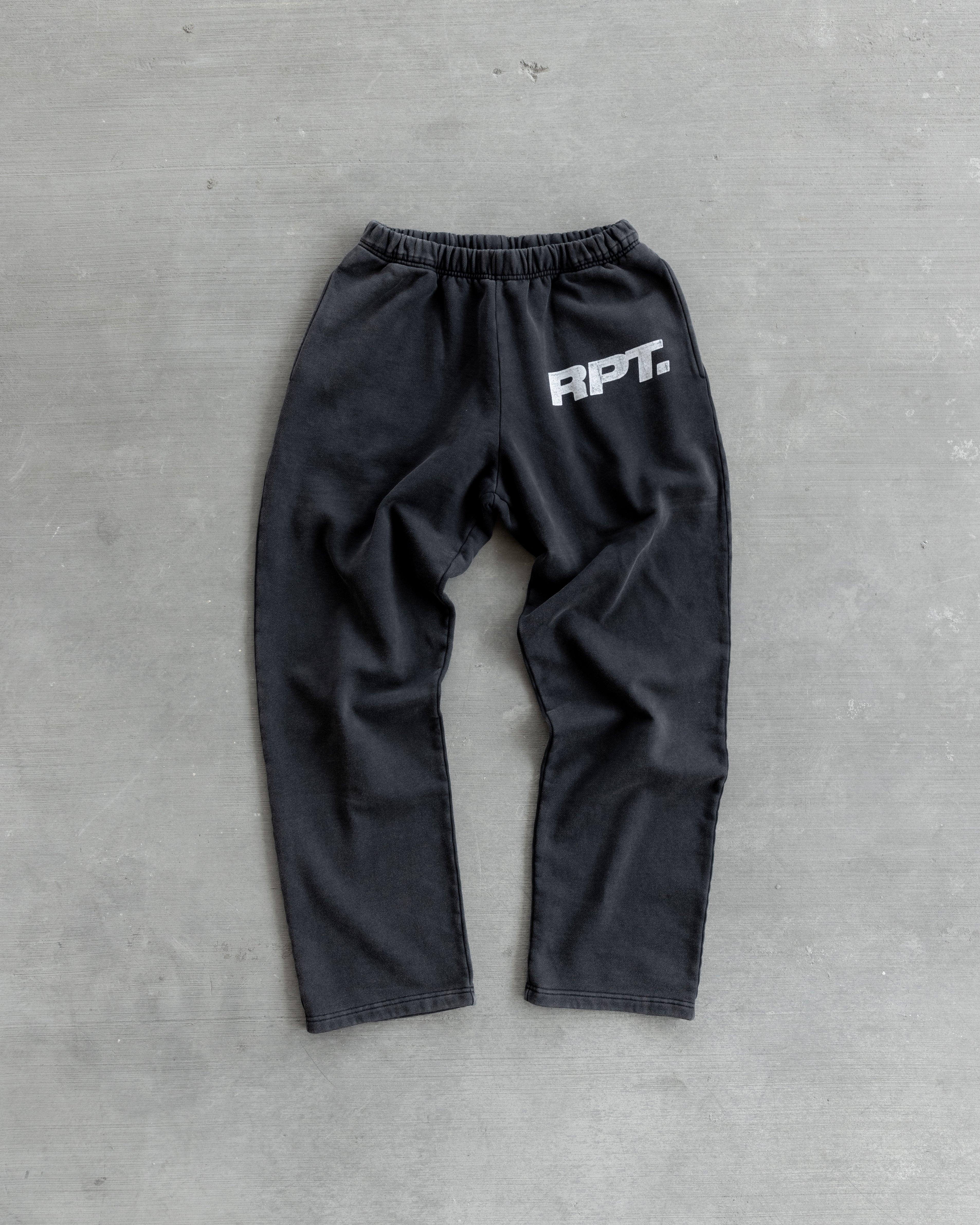 Sweatpants Grey Washed Small Print