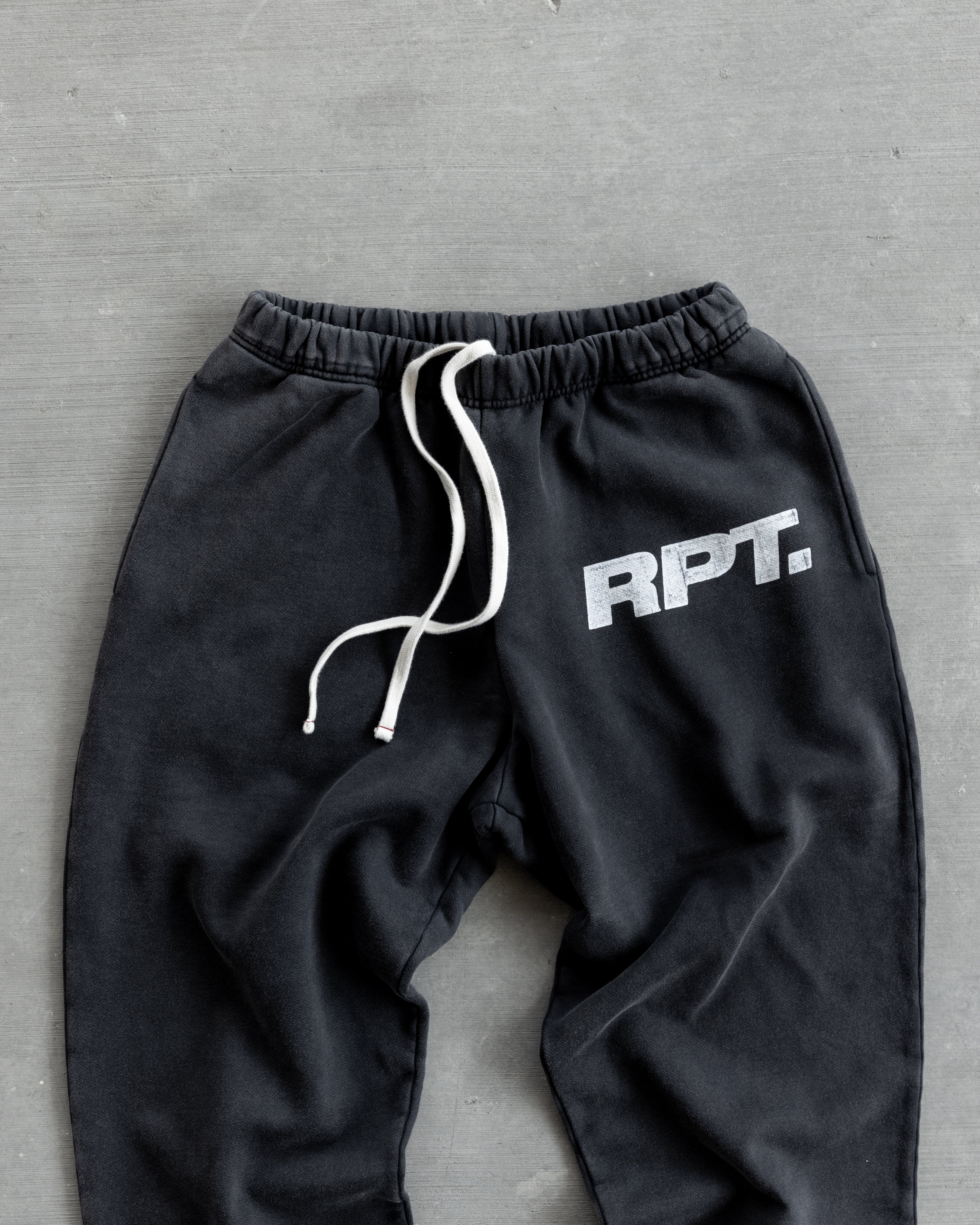 Sweatpants Grey Washed Small Print