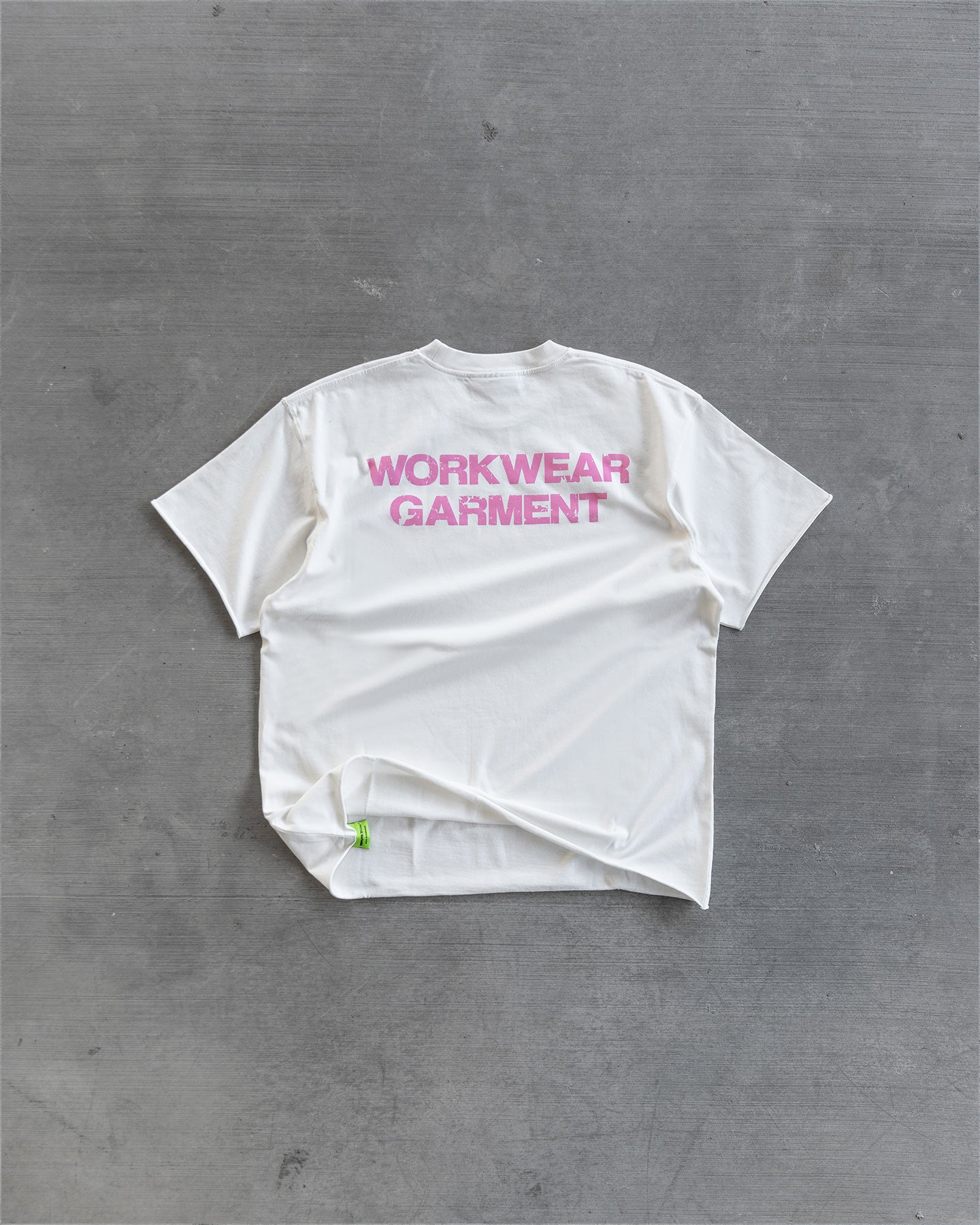 REPUTE CREAM TEE WORKWEAR GARMENT PINKY