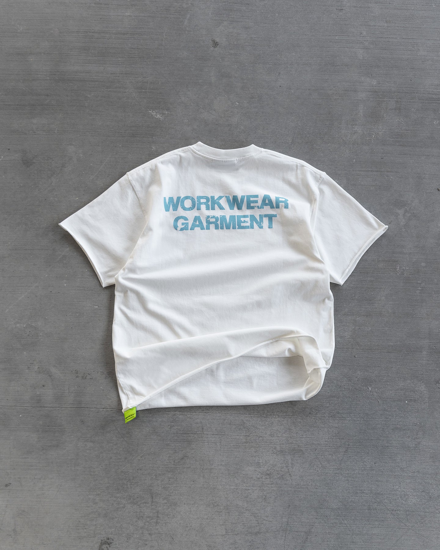 REPUTE CREAM TEE WORKWEAR GARMENT PETROL