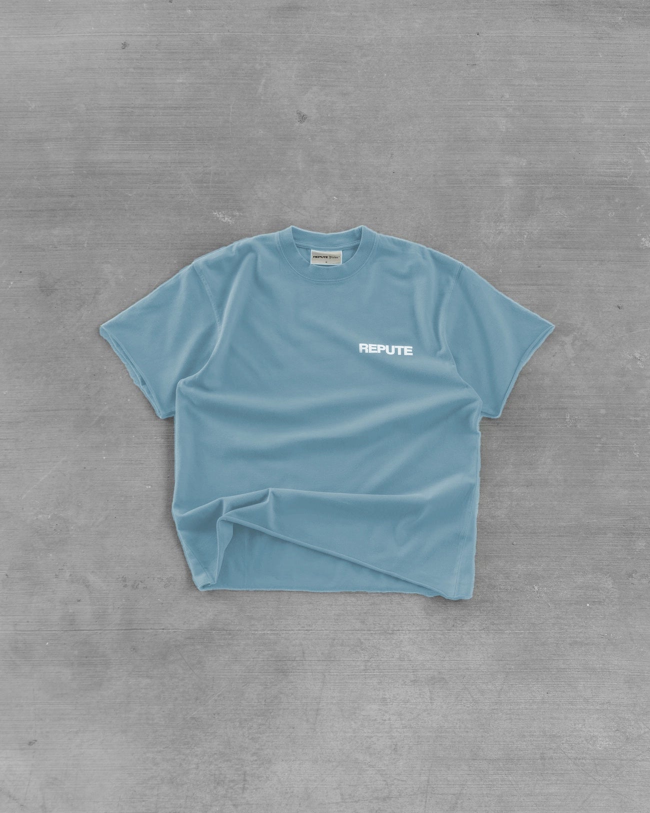 REPUTE BASIC BABY BLUE TEE