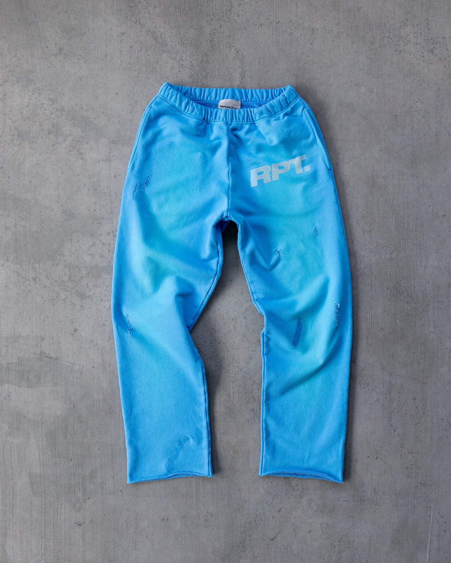 RPT SWEATPANTS OCEAN SPRAY FADED